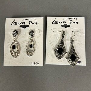 Bundle of Two Pair Laura Ford Earrings NWT